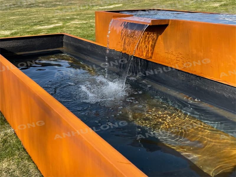 <h3>Corten Steel Water Features · Decorative · Durable · Unique</h3>
